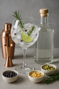 Elaboración de gin 16 de agosto