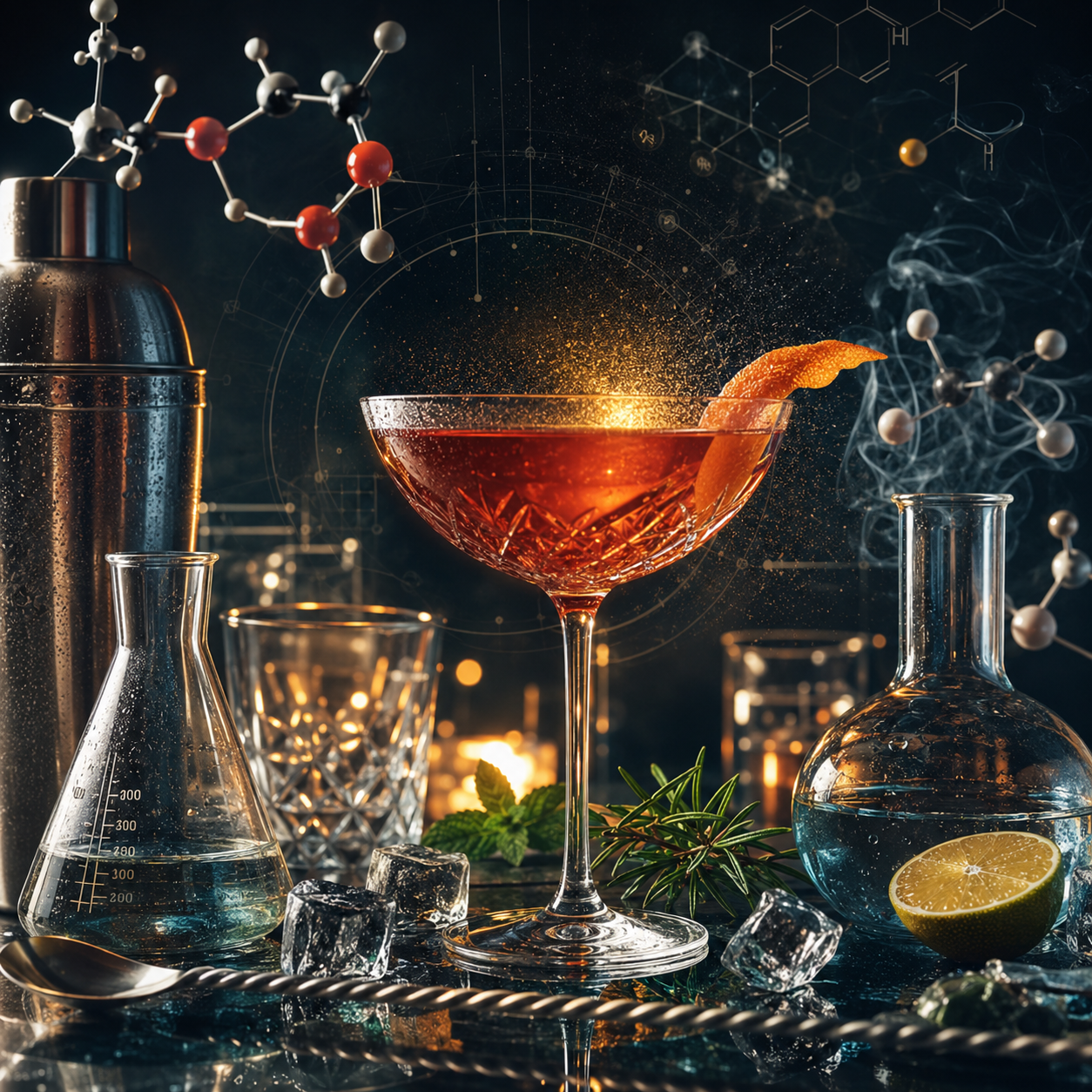 Ciencia aplicada a la coctelería